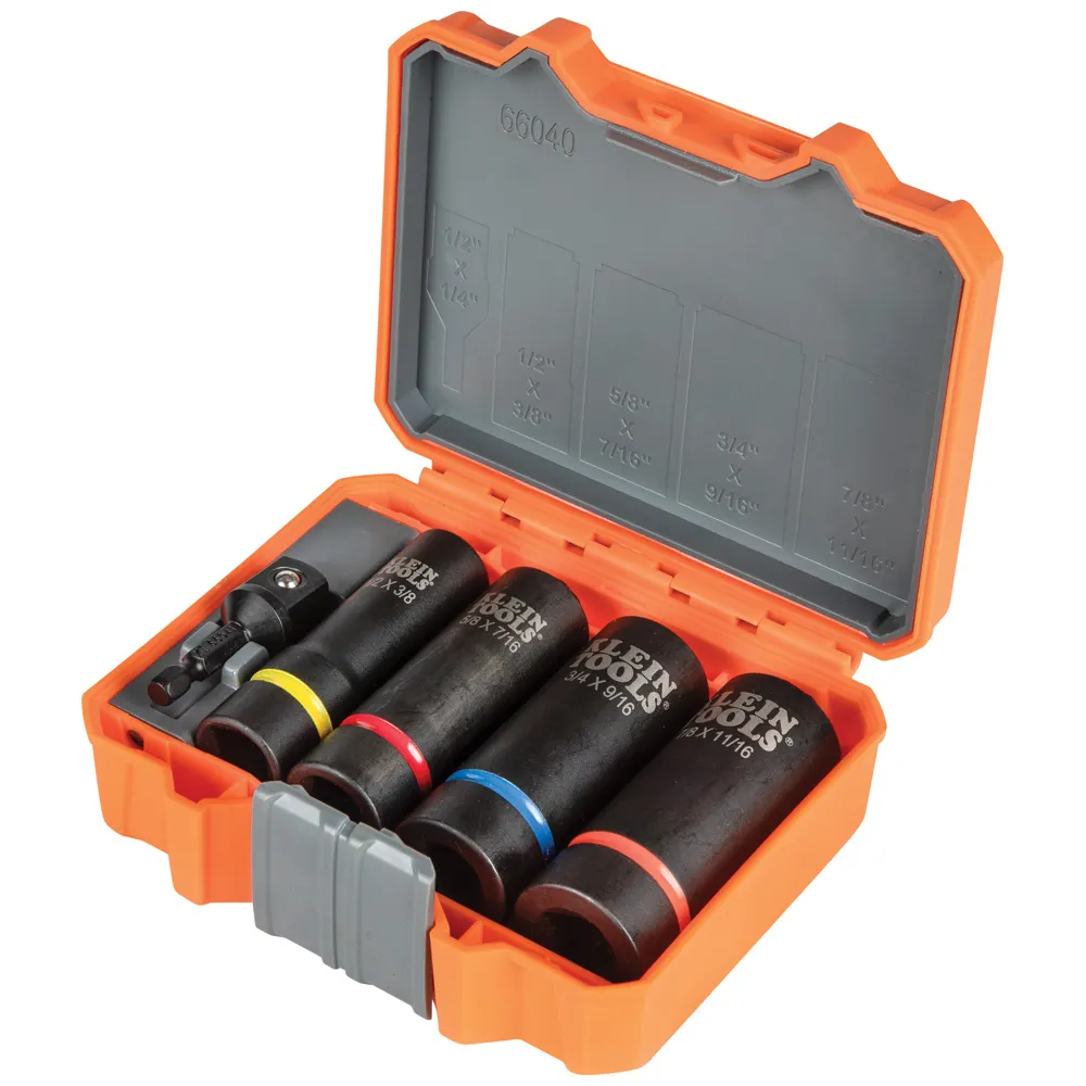 Dado de impacto 2 en 1 de 12 puntas de 5/8'' y 7/16''